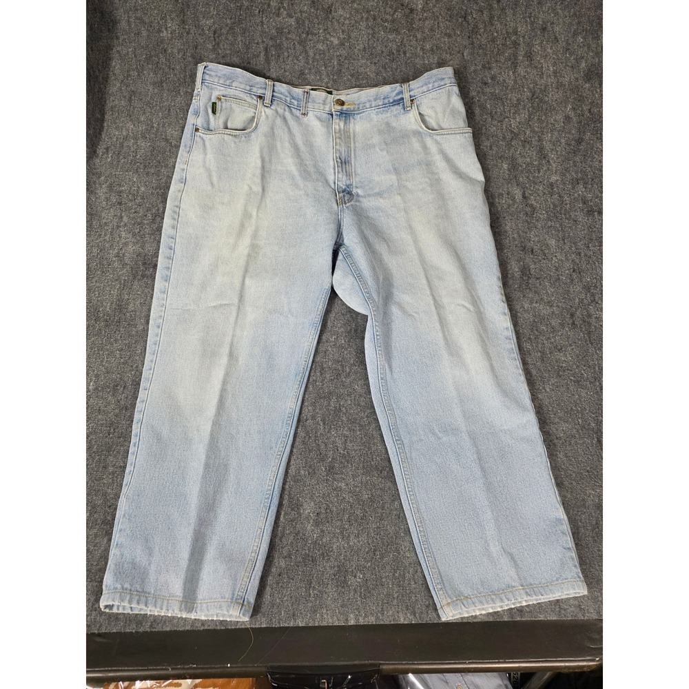 Cabelas Outdoor Gear Jeans Mens 46x30 Light Wash Denim Relaxed Work Pants 46x30